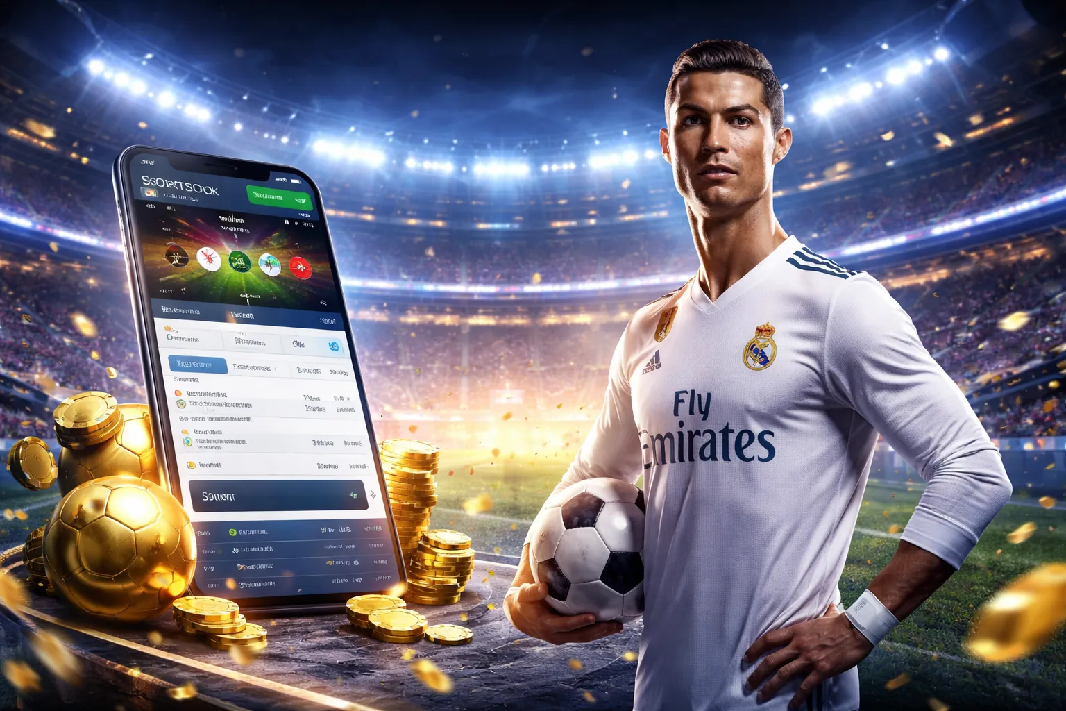 Hình ảnh nền 1xBet-KZ với các hoạt động cá cược sôi động